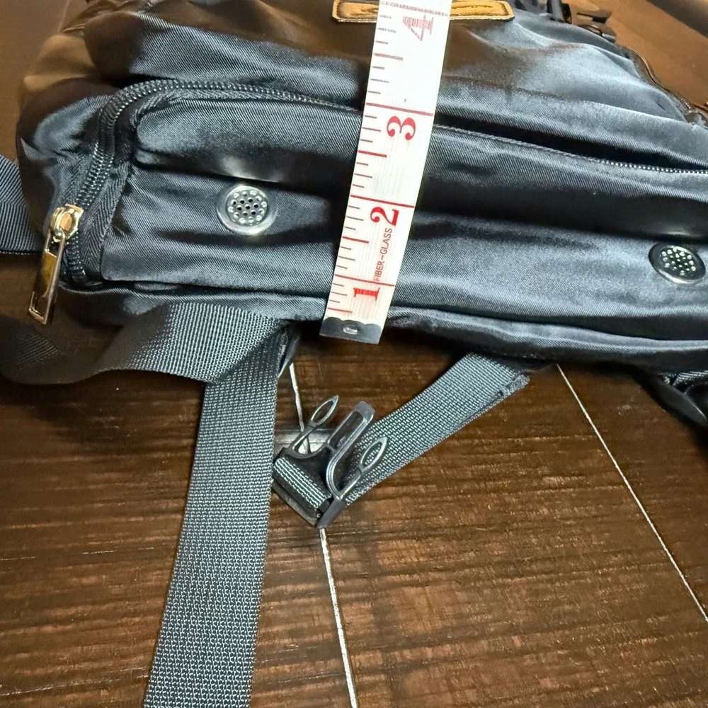 Maelstrom Expandable Travel Backpack Black Nylon Laptop Bag Carry On Luggage